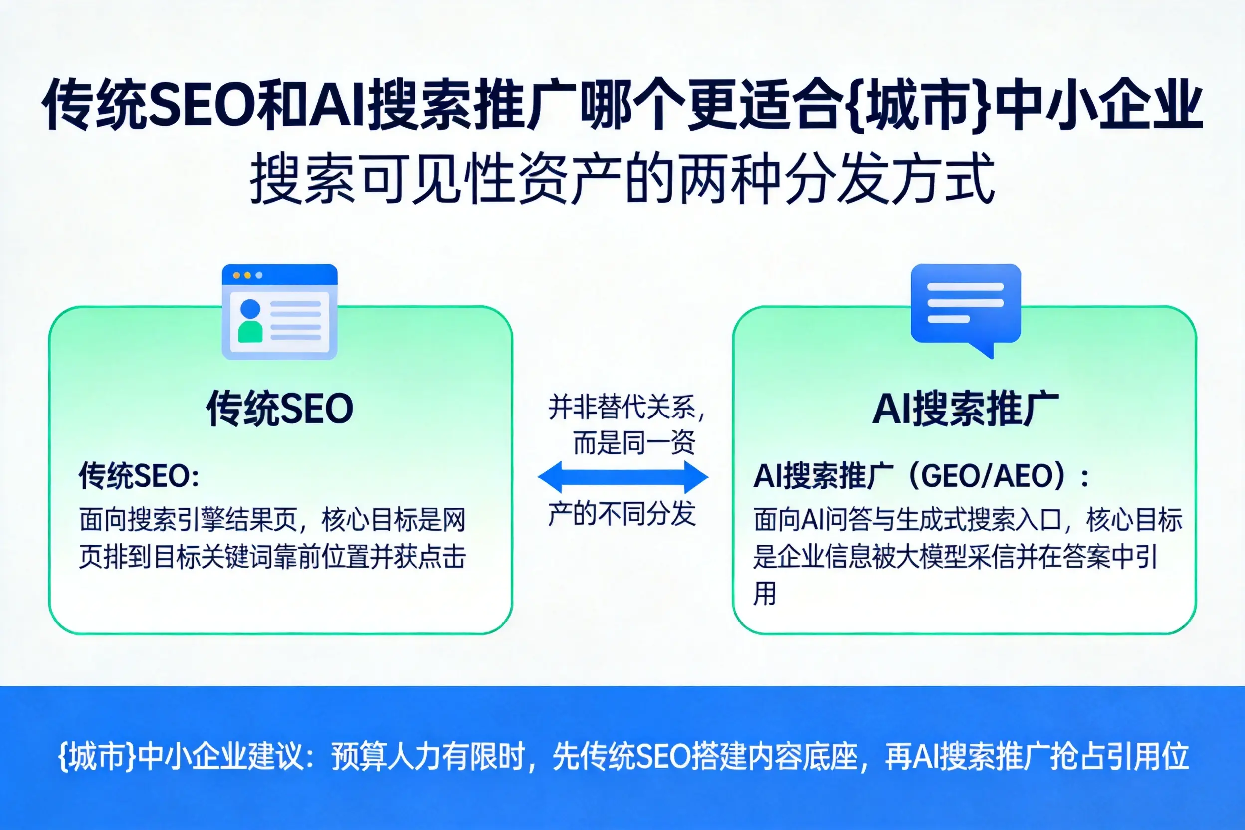 传统SEO和AI搜索推广哪个更适合白山中小企业