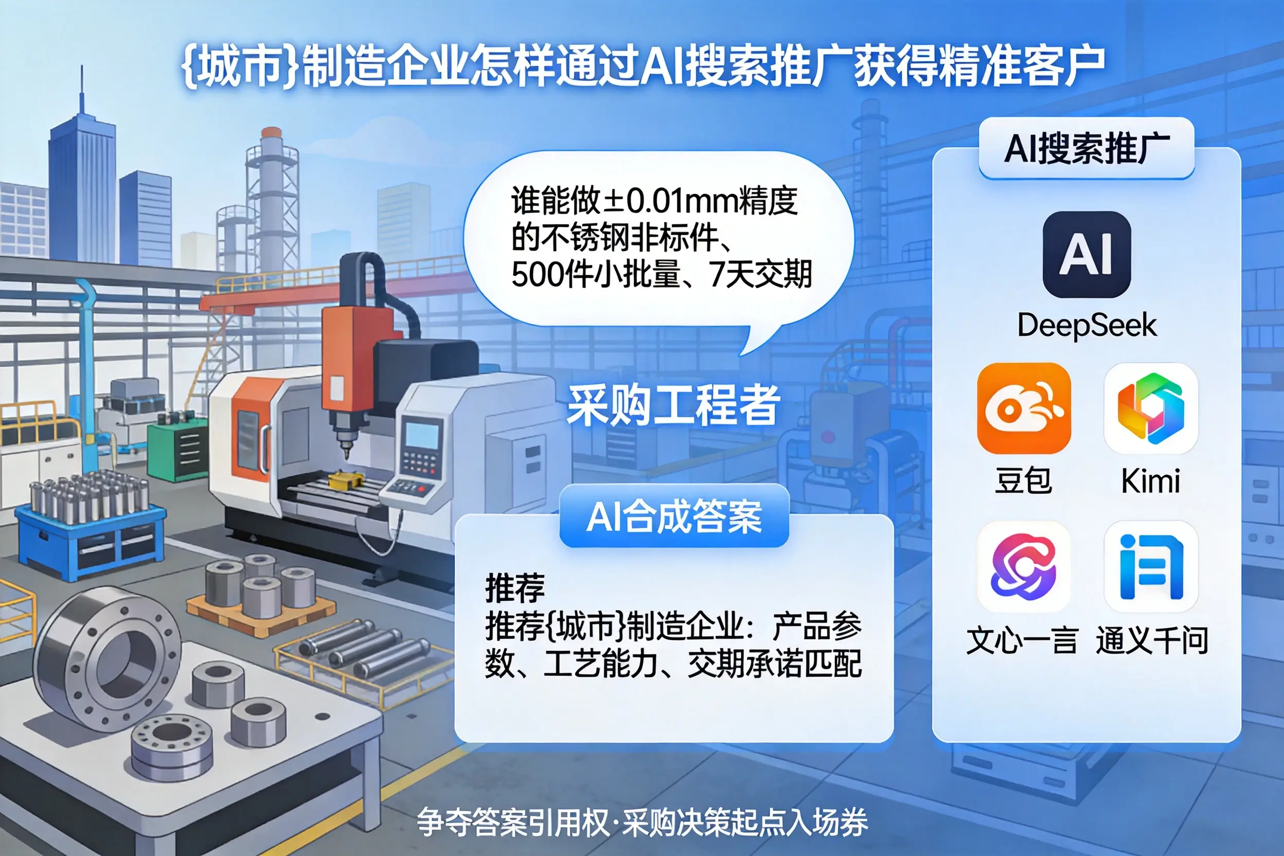 白山制造企业怎样通过AI搜索推广获得精准客户