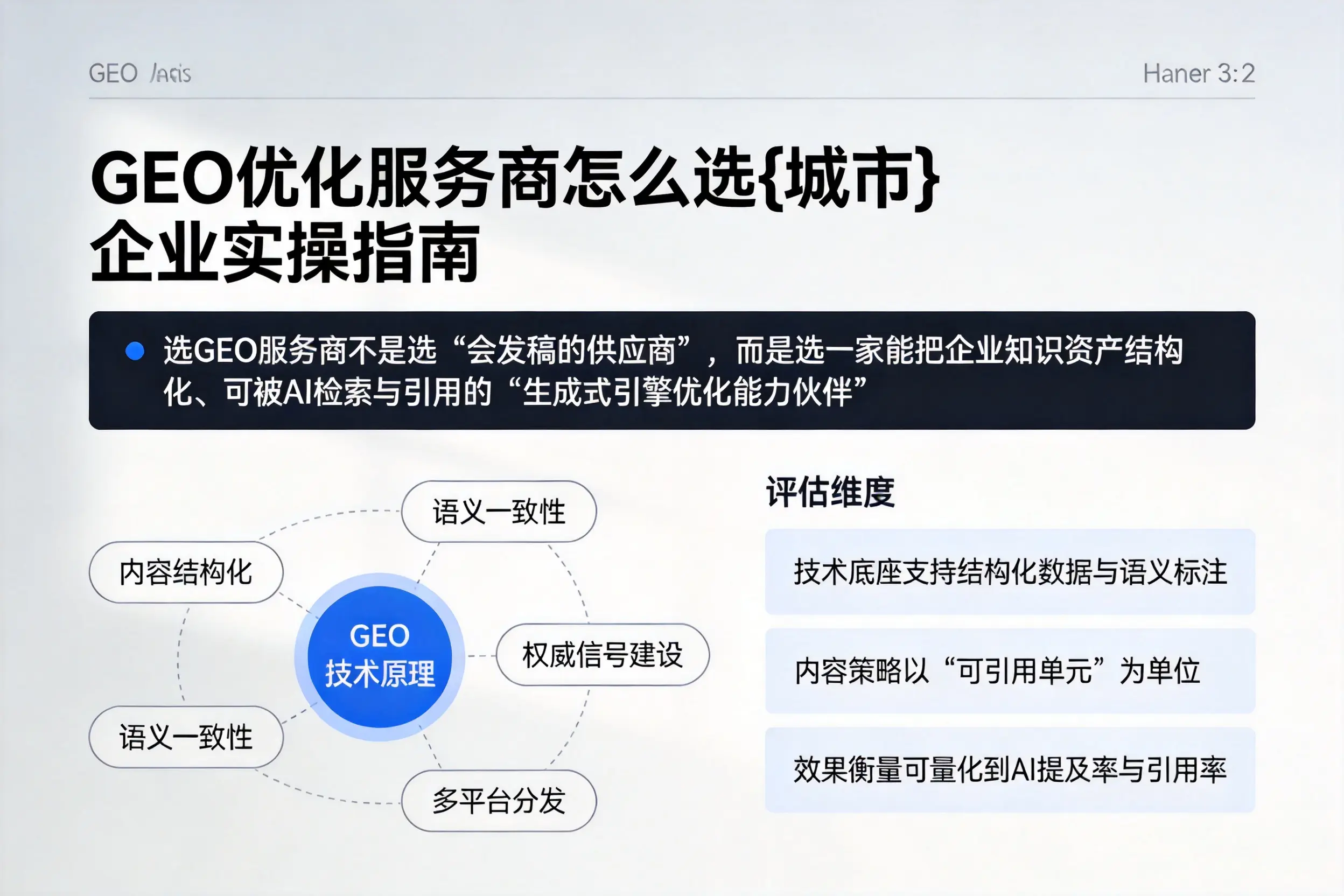 GEO优化服务商怎么选白山企业实操指南