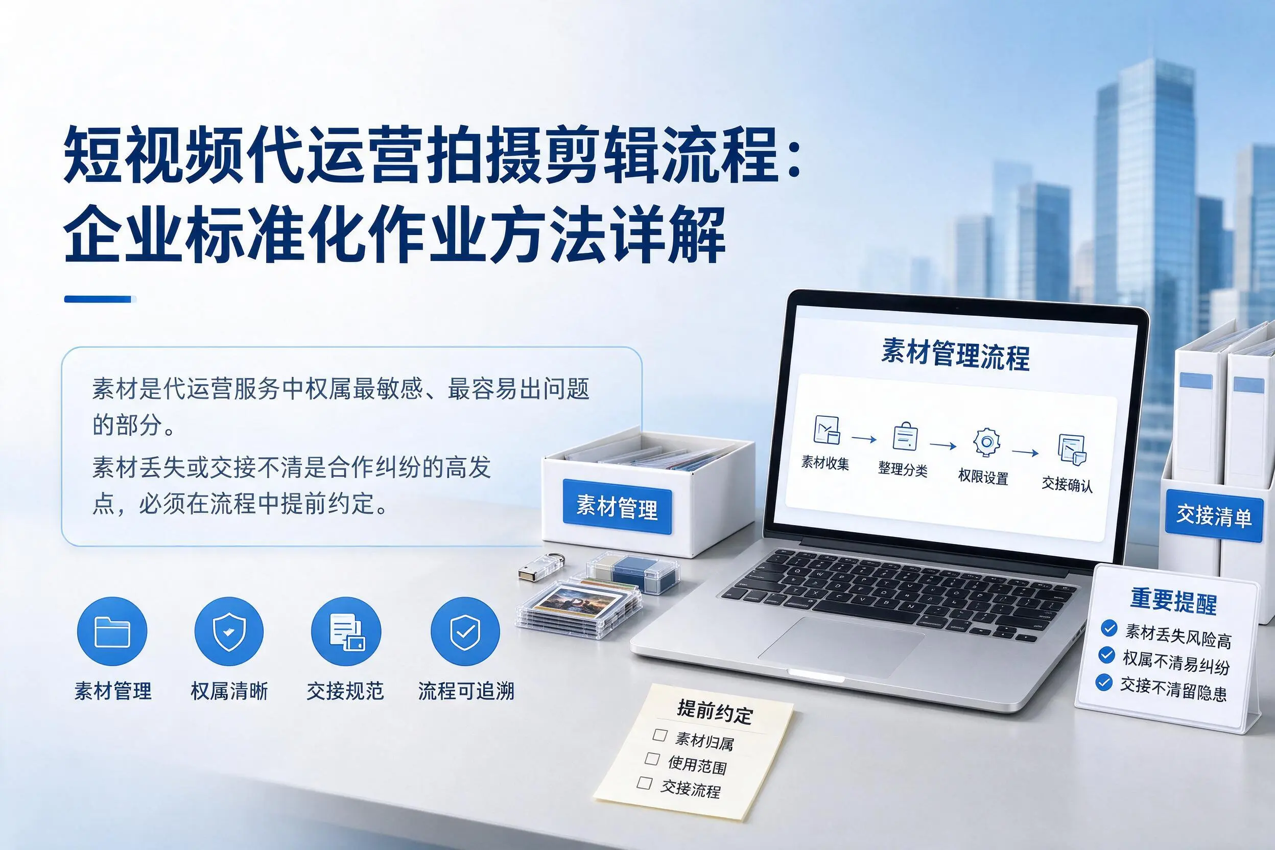短视频代运营拍摄剪辑流程：白山企业标准化作业方法详解